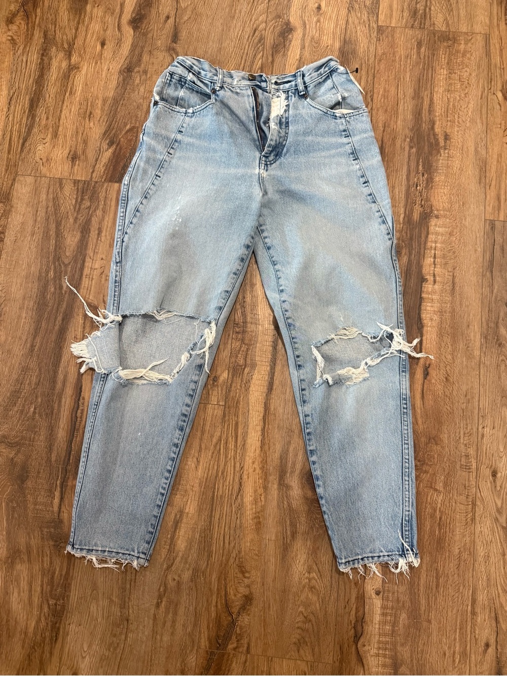 Vintage Coca-cola Light Blue Distressed Women’s Jeans
